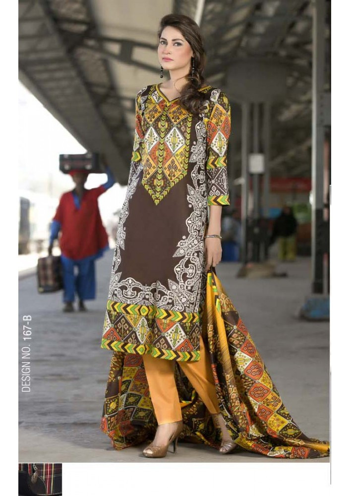 Rashid Classic Lawn Vol 3 Design 167-B