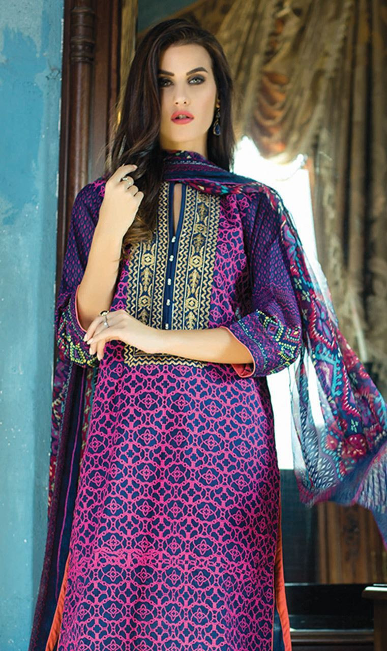 Orient 3 Piece Chiffon Design 16-079-B