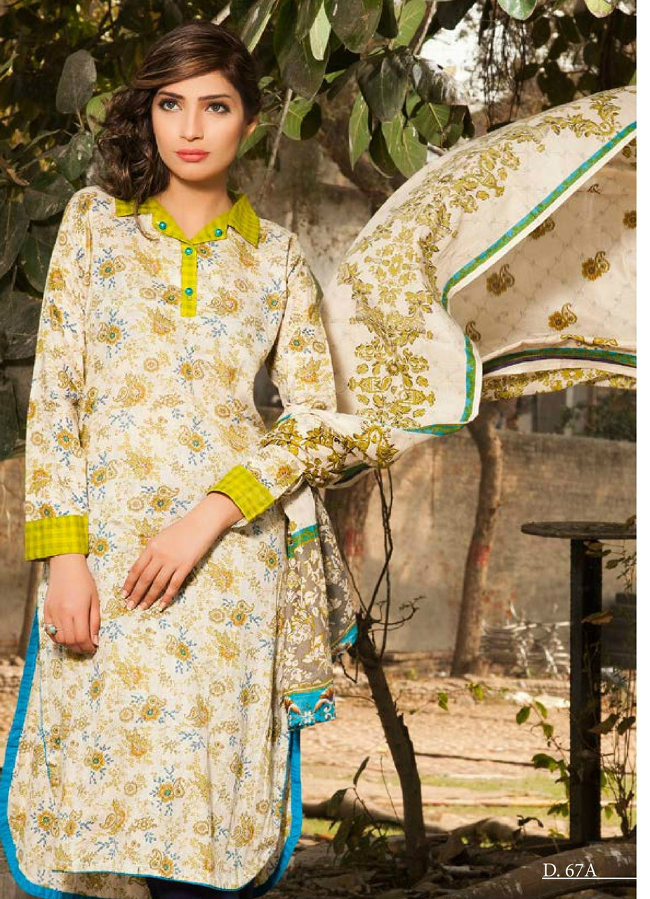 Sidra Lawn 2016 Vol 1 Design D-67A
