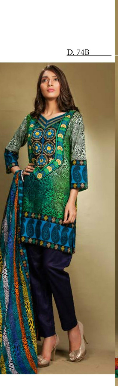 Sidra Lawn 2016 Vol 1 Design D-74B