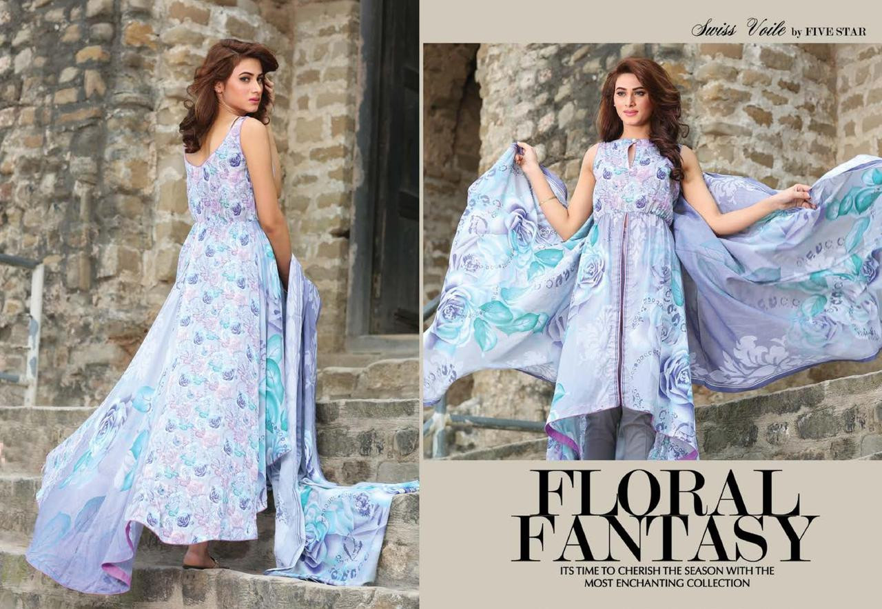 Five Star Swiss Voile Collection 2016 Design 161-C