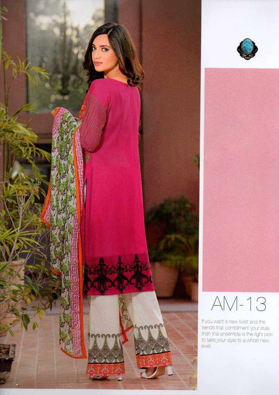 Feroza Embroidered Swiss Voile by M.A Fabrics AM-13