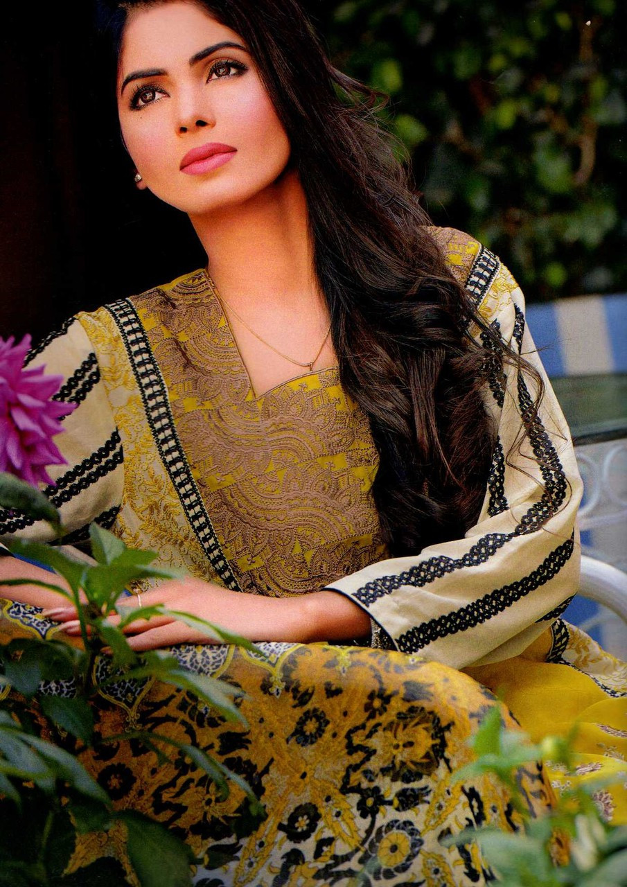 Rangoli Embroidered Swiss Voile by M.A Fabrics AM-05