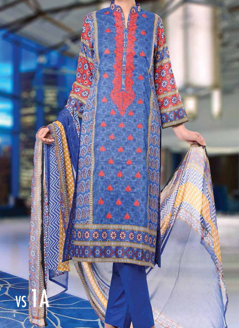 Vadiwala's Embroidered Chiffon Collection 2016 1A