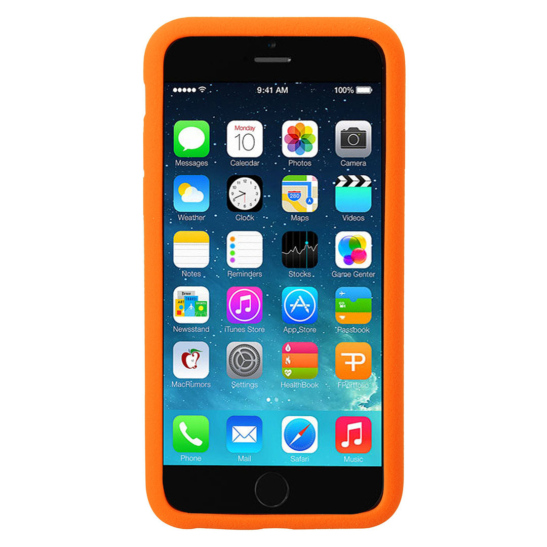 Melkco Silikonovy Silicone Case for Apple iPhone 6 / 6s - Orange