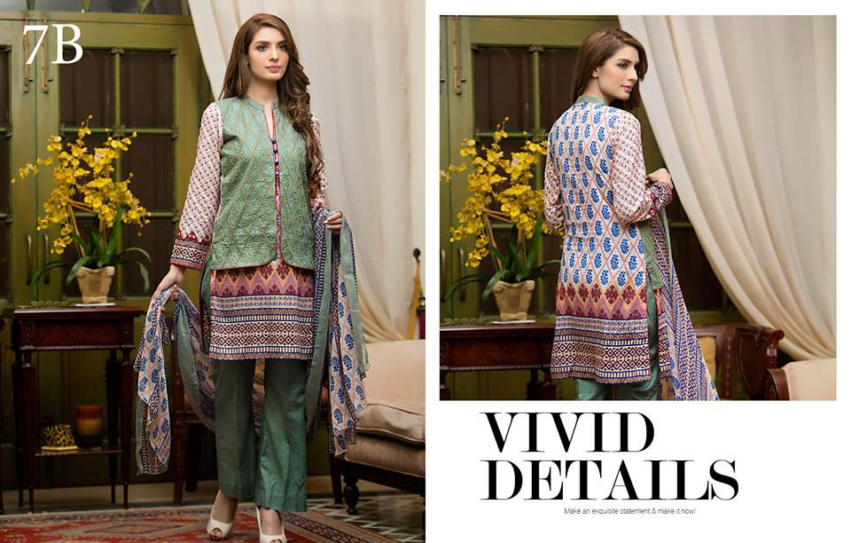 Ayesha Chottani Designer Embroidered Collection Design 7B