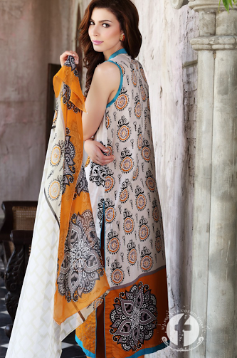 Firdous Embroidered Chiffon Vol 1 Design ECC-10
