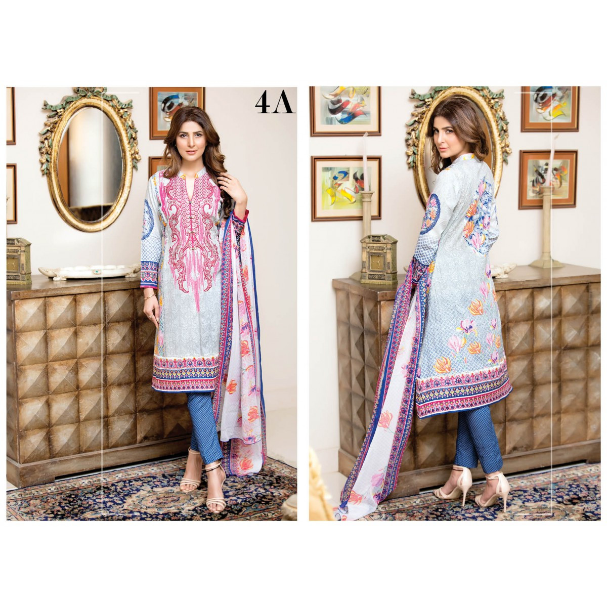 Alisha Memon Embroidered Collection Design AM16L-4A