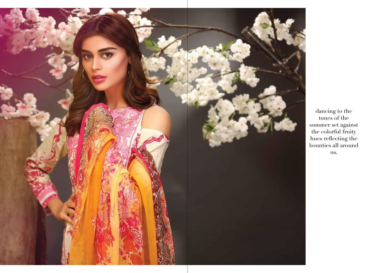 Fuchsia Designer Lawn 07 by Sobia Nazir