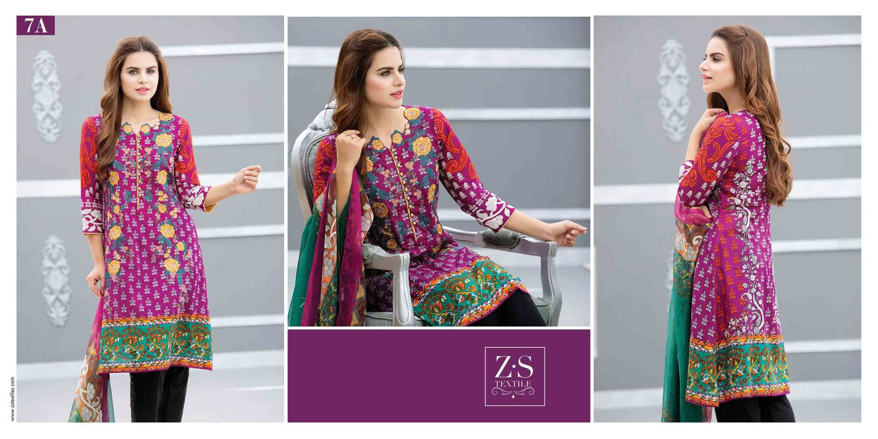 Kalyan Embroidered Designer Lawn Vol 3 Design 7A