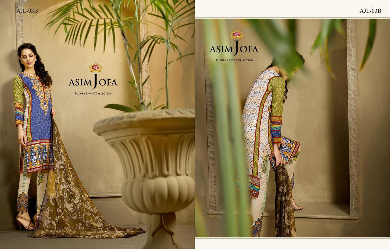 Asim Jofa Luxury Lawn 2016 03B