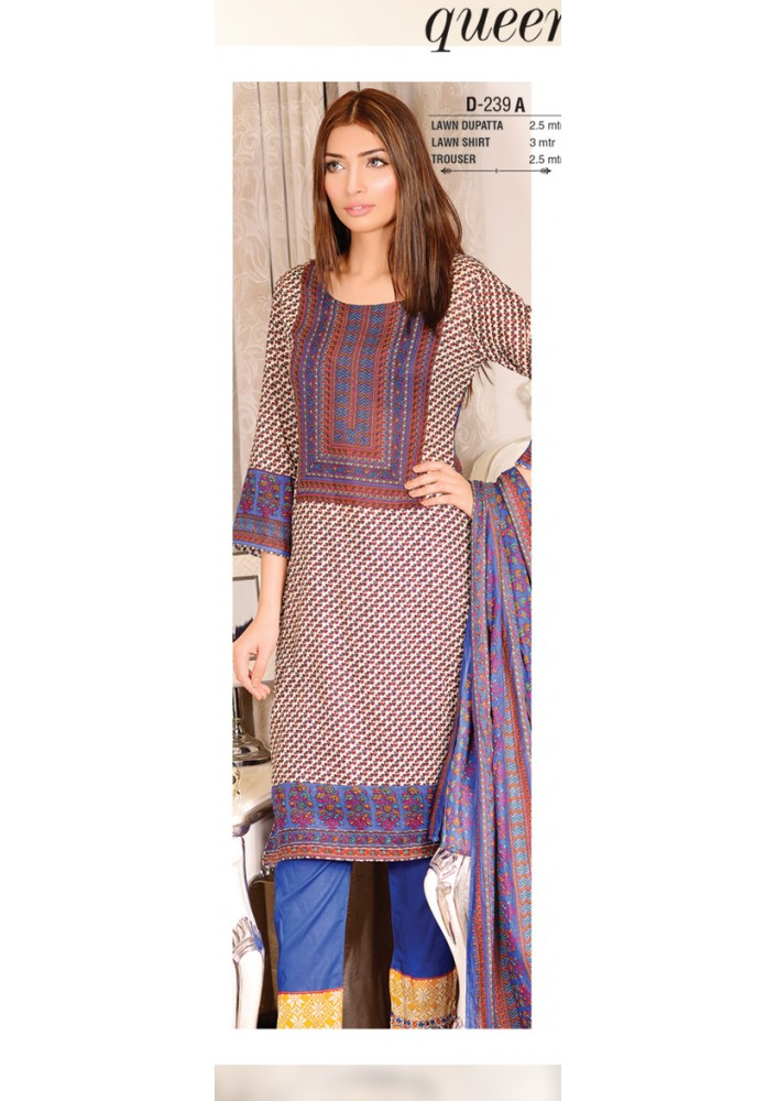 Rashid Summer Classic Lawn Vol 3 239-A