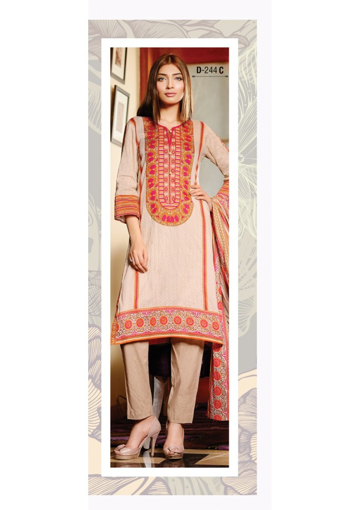 Rashid Summer Classic Lawn Vol 3 244-C