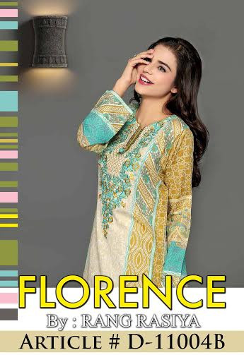 Florence Embroidered Lawn Design 11004-B