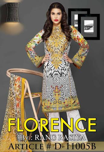 Florence Embroidered Lawn Design 11005-B