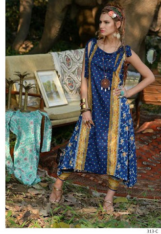 Five Star Classic Lawn 2016 2 Piece Design 313-C