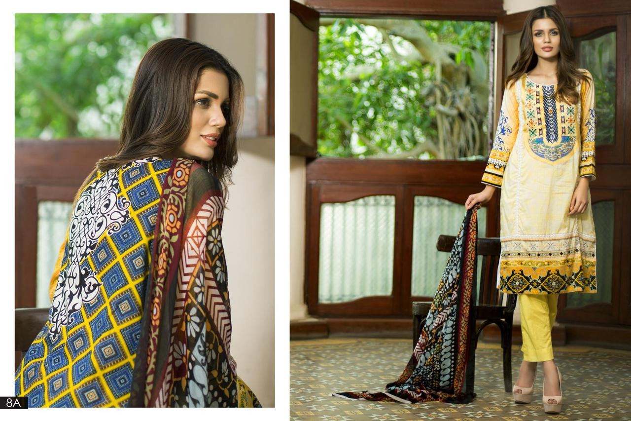 Monsoon Festivana Embroidered Collection Design 8A