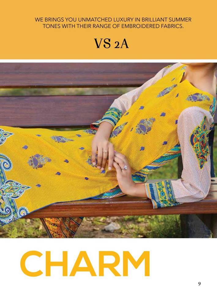 Wareesha Embroidered Kurti 2016 Design VS-2A