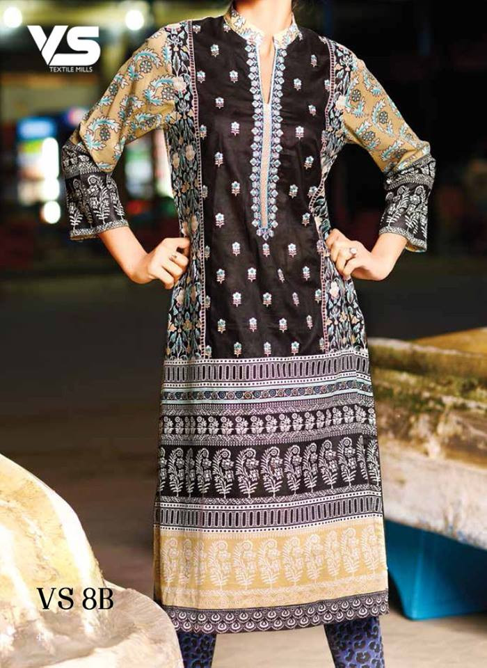Wareesha Embroidered Kurti 2016 Design VS-8B
