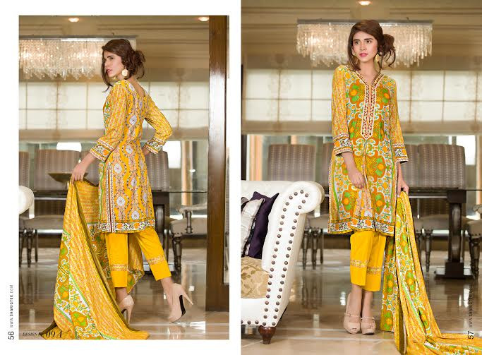 Riwaj Printed Collection 2016 Design 09A