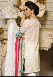 Firdous Premiere Embroidered Chiffon Dupatta Collection Design 2A