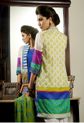 Firdous Premiere Embroidered Chiffon Dupatta Collection Design 4B
