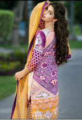 Firdous Premiere Embroidered Chiffon Dupatta Collection Design 5A