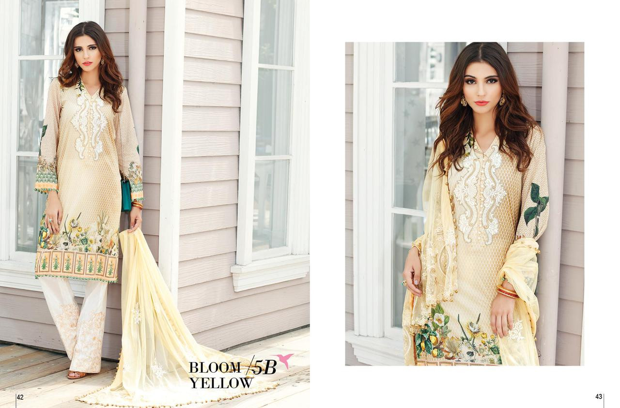 Tena Durrani Luxury Bloom Yellow (5B)
