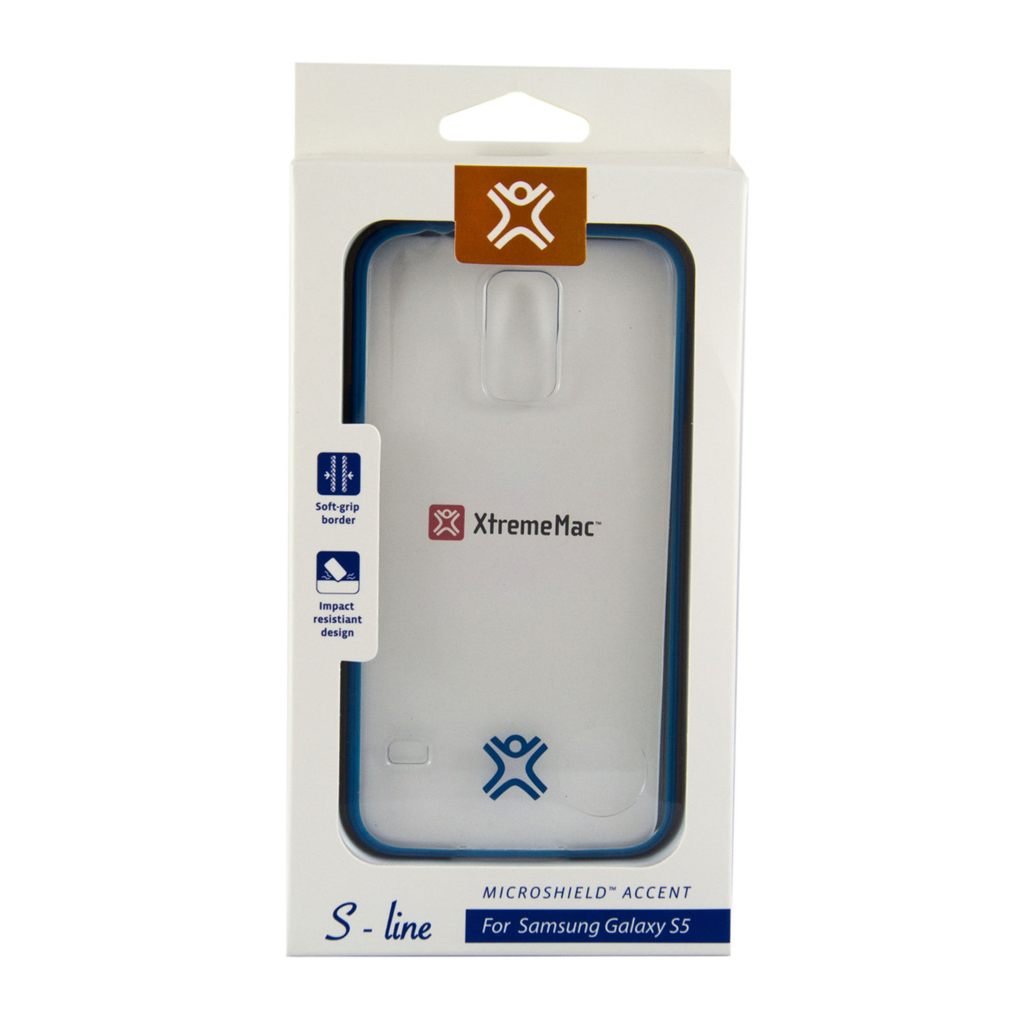 XtremeMac Samsung Galaxy S5 Microshield Accent Blue