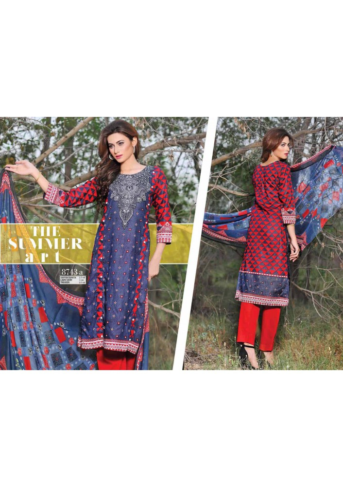 Rashid Tex Liza Krinkle Vol 4 Design 8743-A