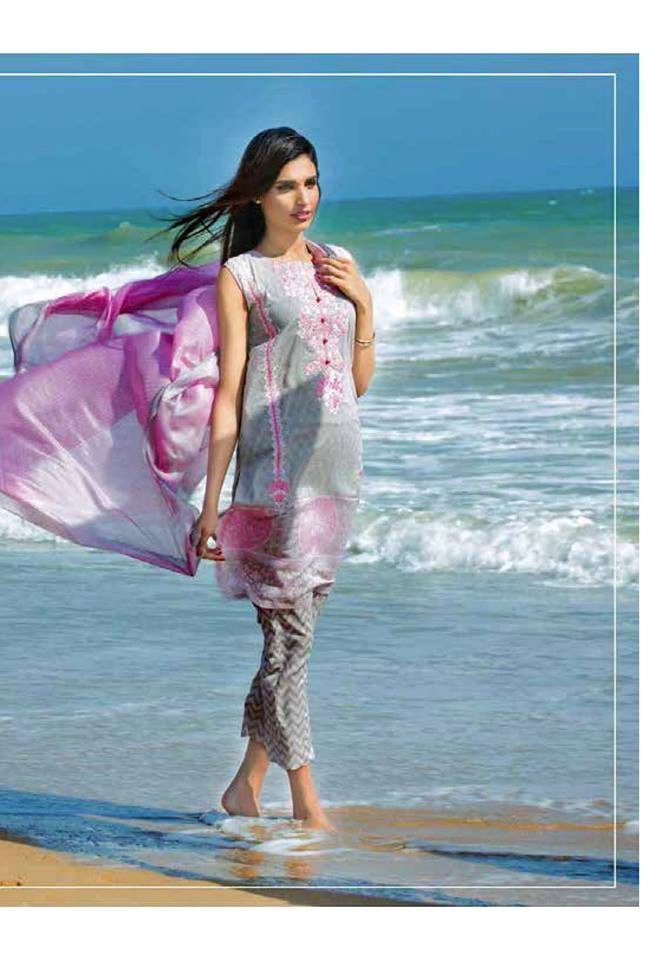 Mahae Embroidered Eid Collection Design 7B