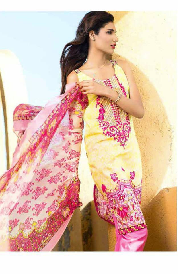 Mahae Embroidered Eid Collection Design 6B