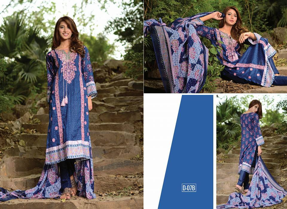 Colors Embroidered Collection Vol 2 Design 07-B