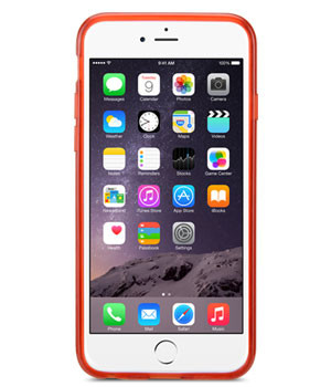 Melkco PolyUltima Case for Apple iPhone 6 Plus / 6s Plus (5.5") - Transparent Red