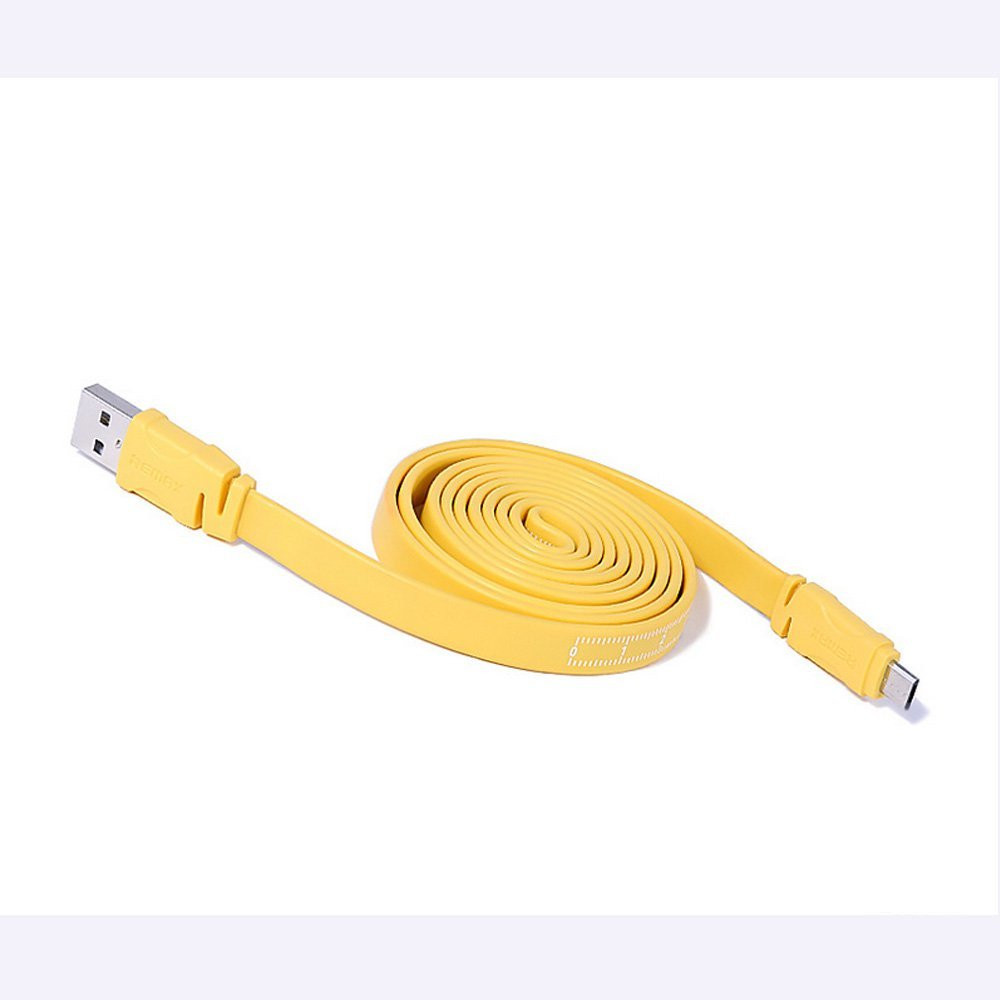 Remax Micro Scale Cable Series for Smartphones - Yellow