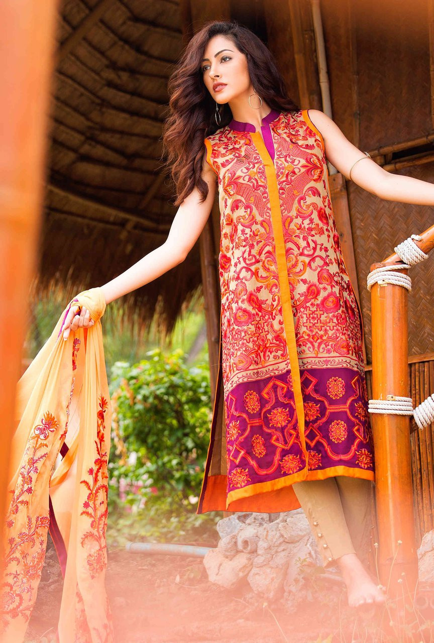 Zunn Definition Eid Chiffon Collection Design 5