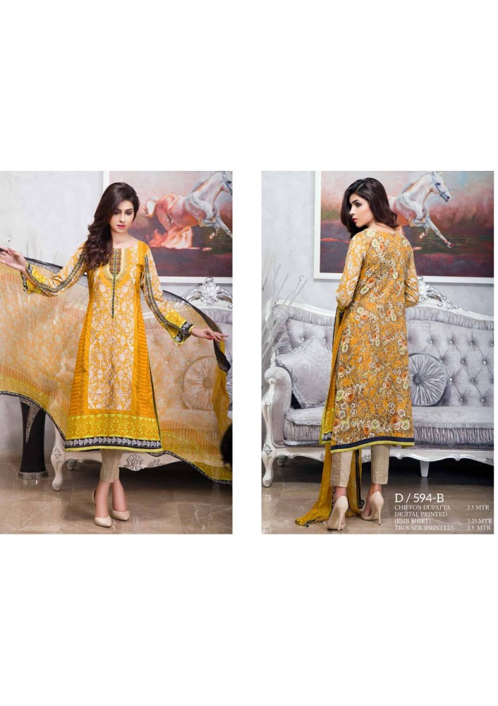 Monarca Digital Embroidered Festival Collection 594-B