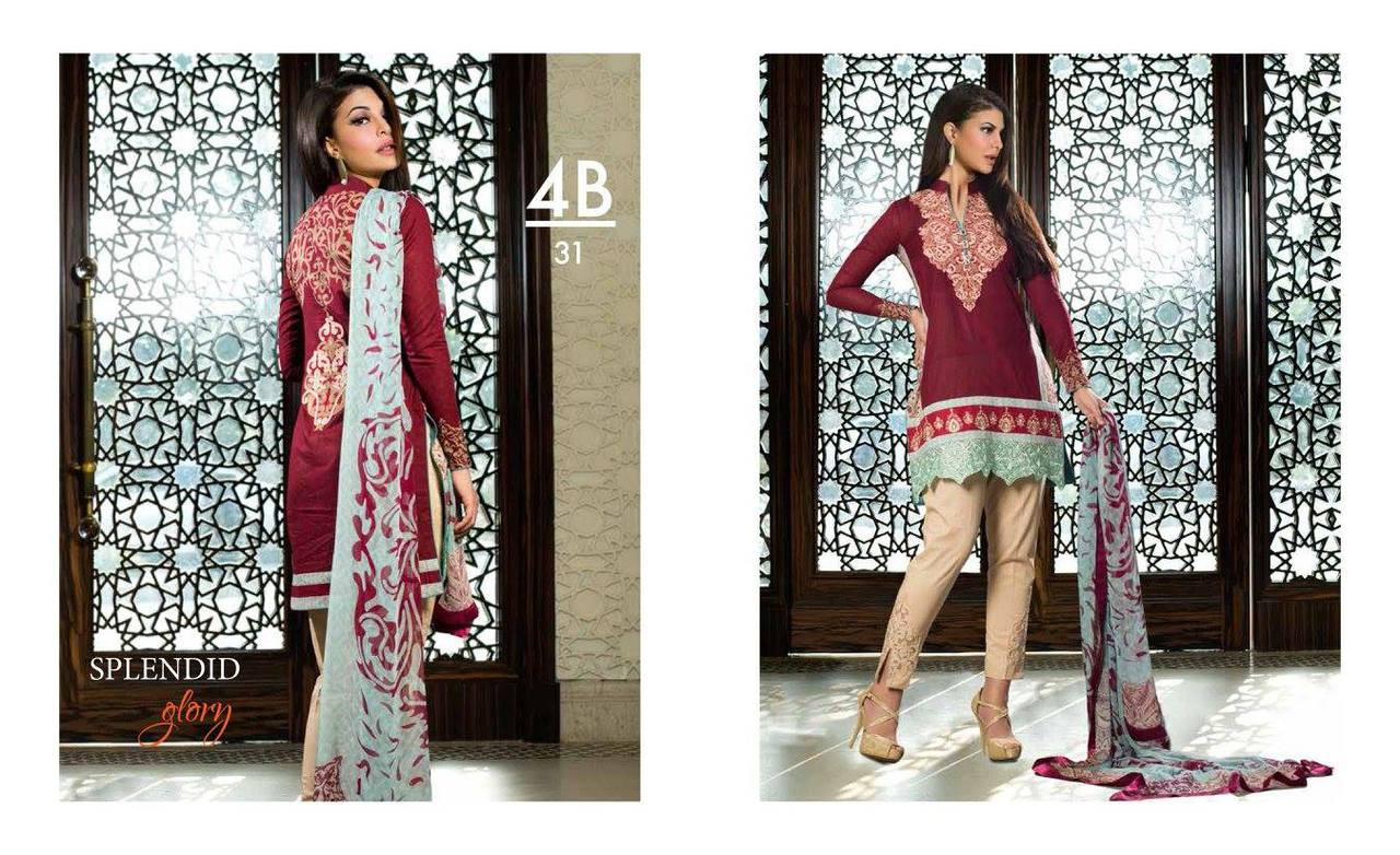 Zainab Chottani Luxury Lawn 2016 Design 4B