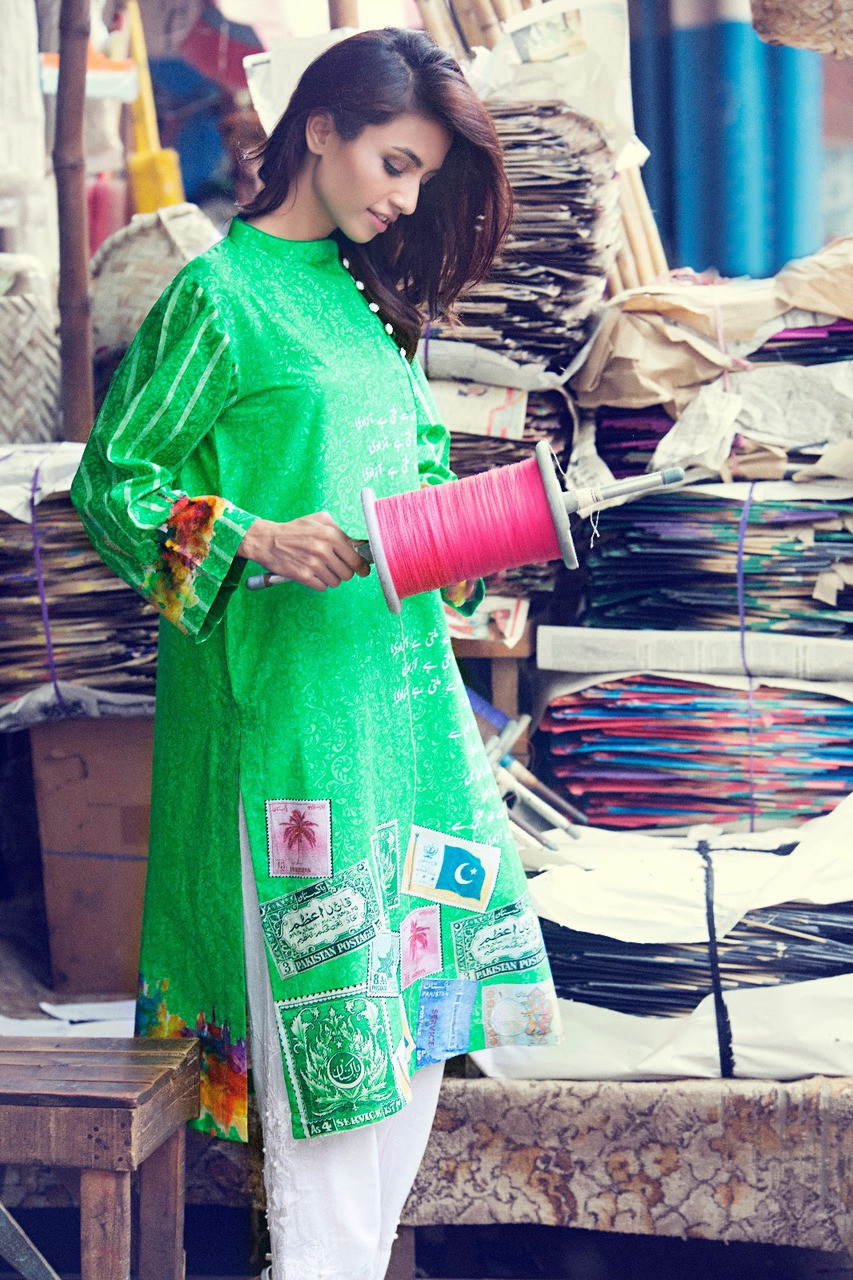 Azadi Kurti Collection by Al Zohaib Design 1
