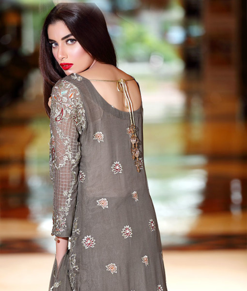Noor by Saadia Asad Chiffon 2016 Royal Majesty