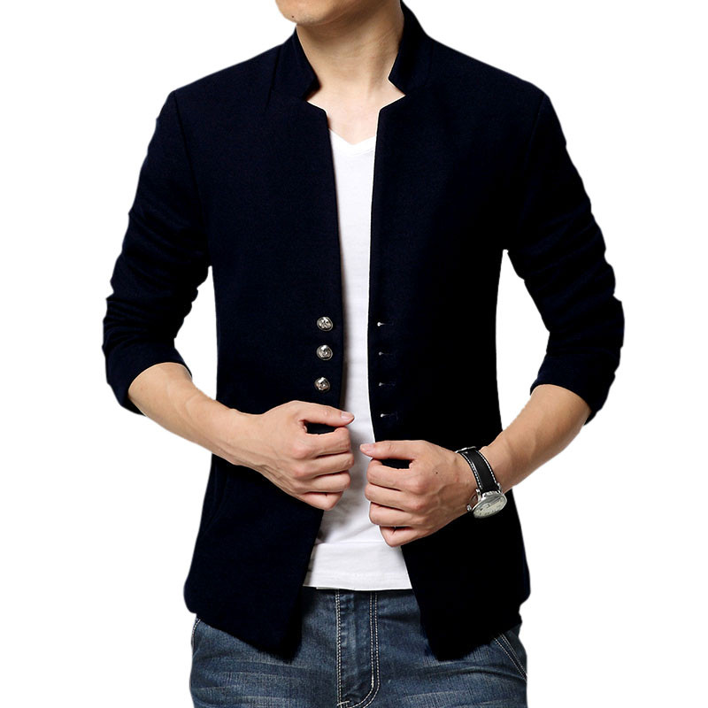 Men's Basic Blazer by Tee Tall - Black