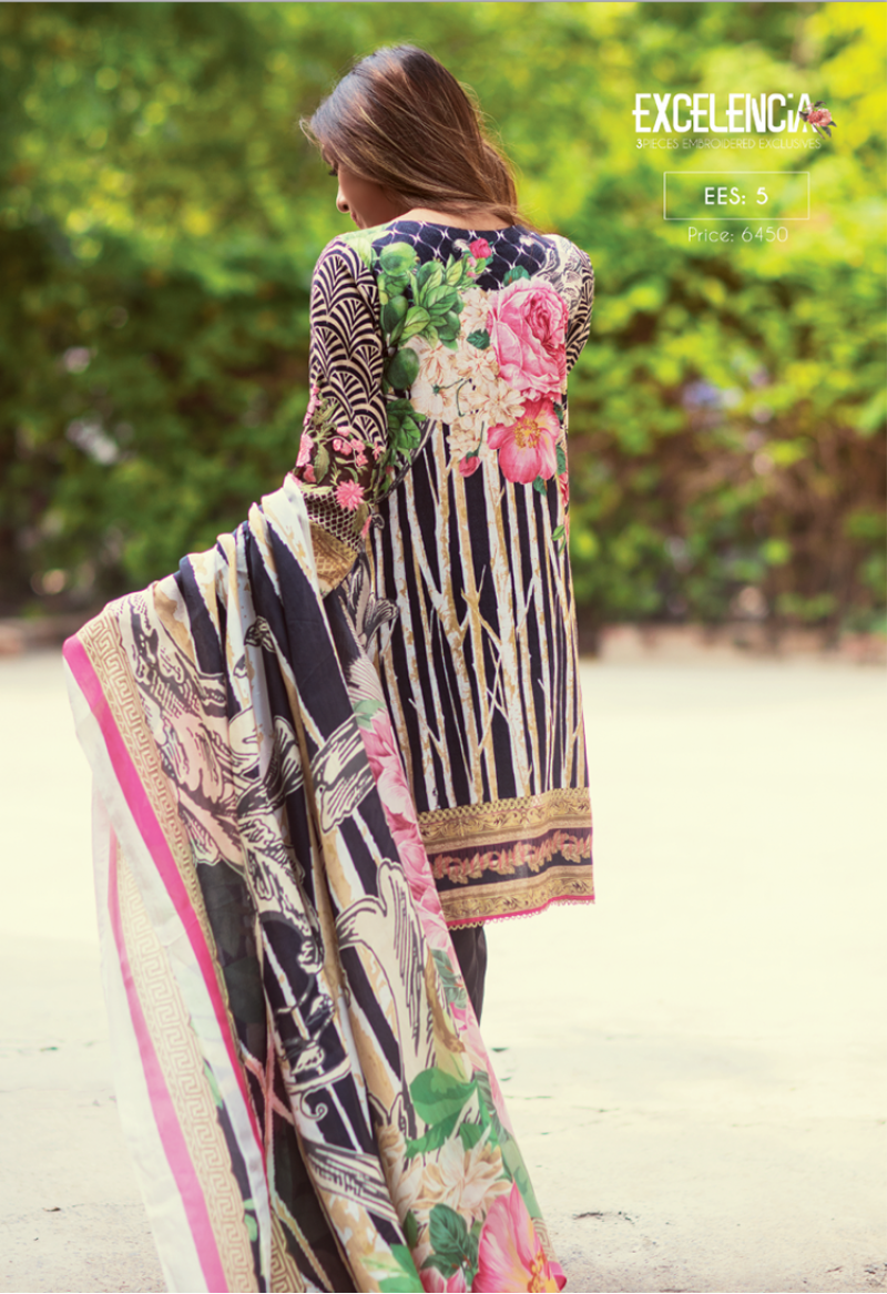 Firdous Excelencia Embroidered Exclusives Vol 3 EES-5