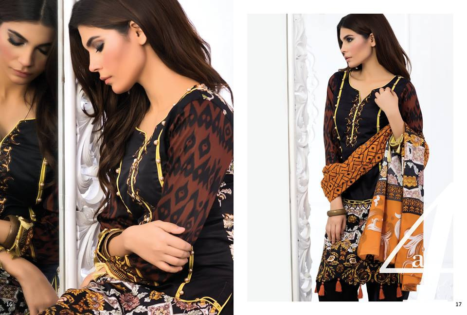 Al Zohaib Sunshine Bloom Cotton Silk Design 4A