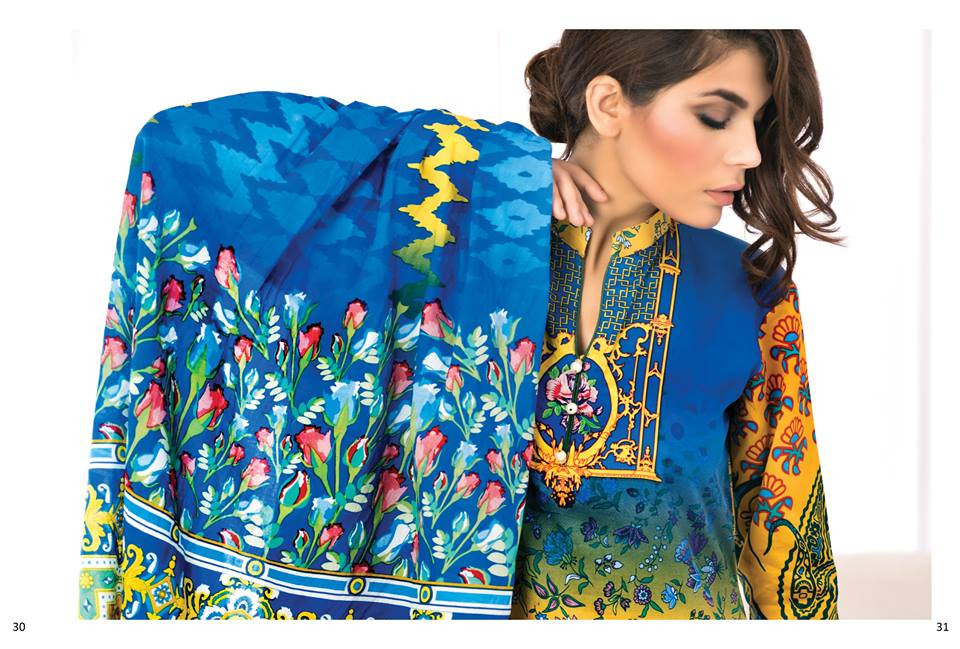 Al Zohaib Sunshine Bloom Cotton Silk Design 8A