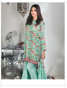 AlKaram Winter Resham Linen Collection Design⁠⁠⁠⁠ - FW-09-Green