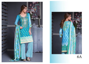 Leena Embroidered Linen Collection - 6A