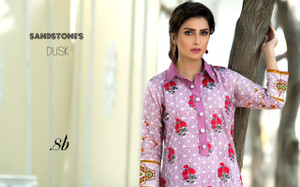 Mahrukh Embroidered Linen and Wool Shawl - 8B