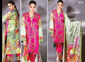 Nation Digital Embroidered Linen Collection - SP-31A
