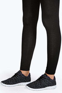 Fifth Avenue Basic Jersey Leggings - Black