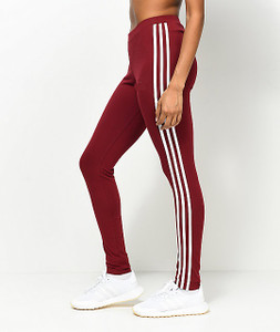 Fifth Avenue MZ Maroon Tri Striped Leggings